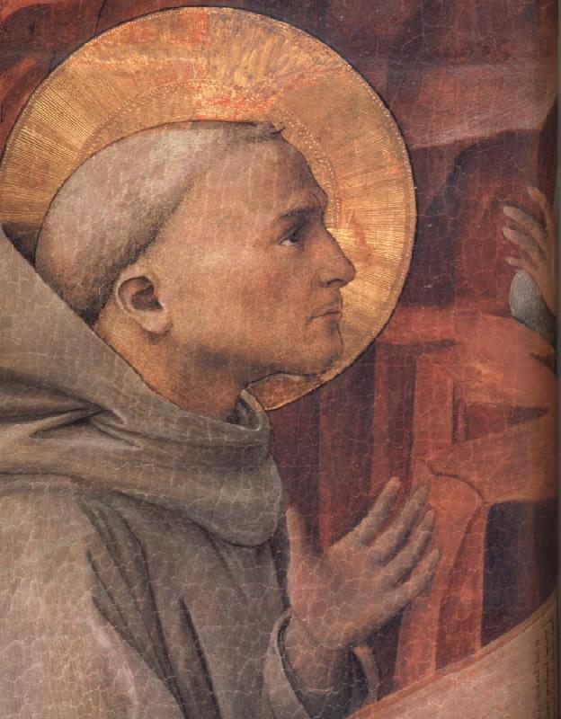 Fra Filippo Lippi Details of St Bernard's Vision of the Virgin oil painting image